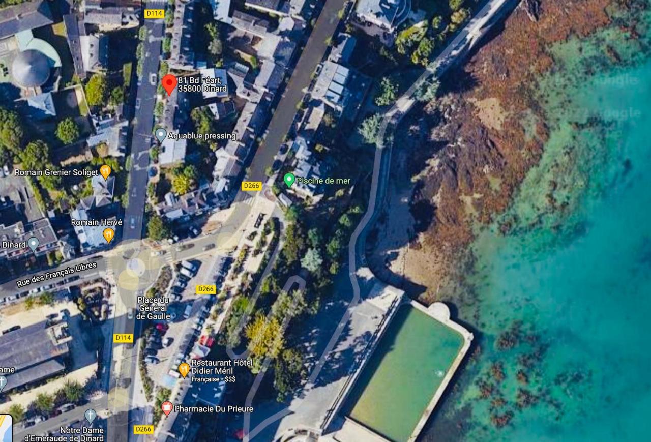 Homard & Fox, Le Feart, Studio Avec Coin Terrasse & Barbecue Dinard Exterior foto